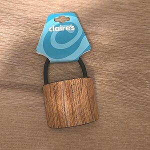 Y2K Claire's Faux Wood Hair Tie